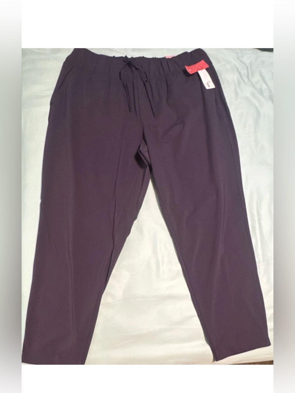LIVI for Lane Bryant Women's Purple Ankle Pants Polyester Spandex Wicking Plus